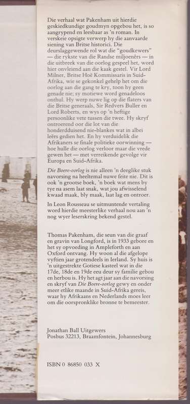 Die Boereoorlog - Pakenham, Thomas