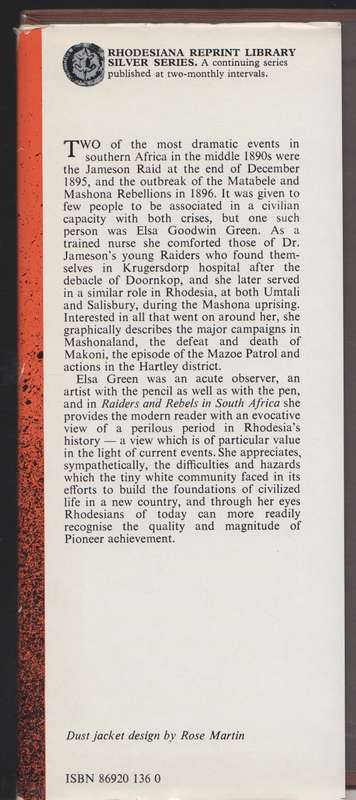 Raiders and Rebels in South Africa - Green, Elsa Goodwin