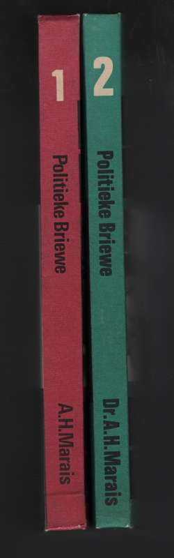Politieke Briewe, 1909-1912. Deel 1&2 - Marais, A. H.