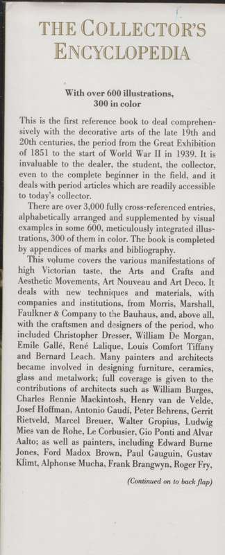 The Collector's Encyclopedia, Victoriana to Art Deco - STRONG,R