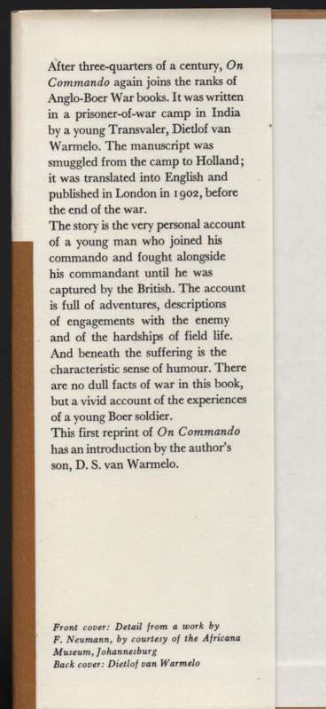 ON COMMANDO - VANWARMELO,D