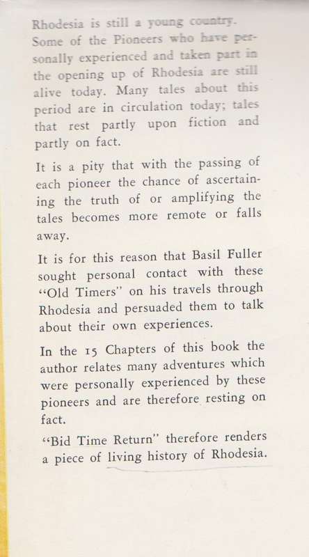 Bid Time Return - Fuller,Basil