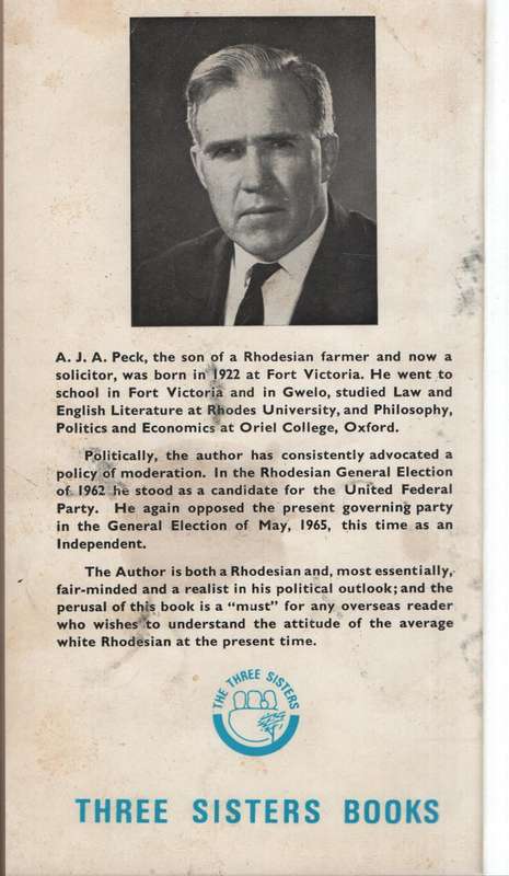 Rhodesia Accuses - Peck, A. J. A.