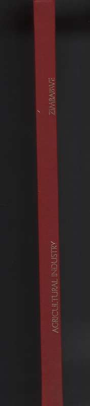 Report of the Commission of Inquiry into the Agricultural Industry.  - Chavunduka, G. L.