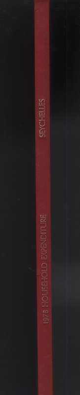 Republic of Seychelles. Report on the 1978 Household Expenditure Sur - Statistics Division