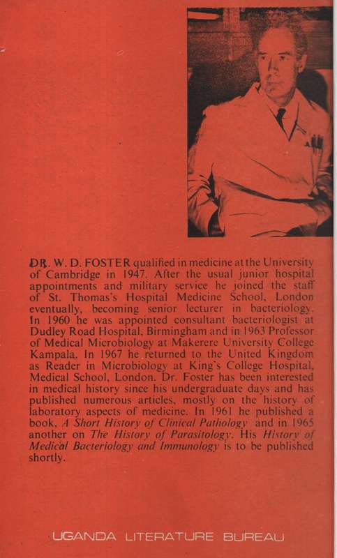 EARLY HIST OF SCIENTIFIC MEDICINE UGANDA - FOSTER,WD