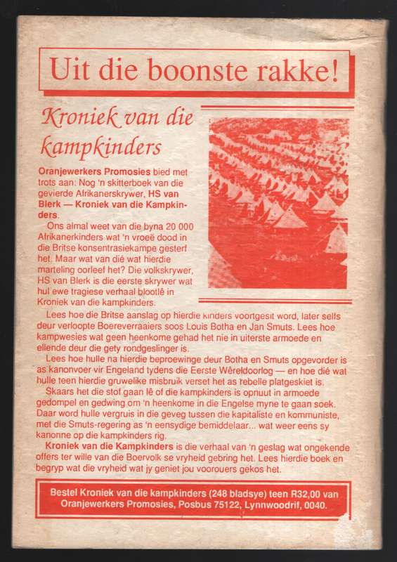 Oranje-Perspektief, 1992 No 7.1: Die Smet van Verraad - Periodical