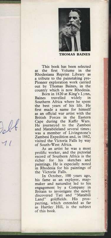 The Gold Regions of South Eastern Africa - Baines, Thomas