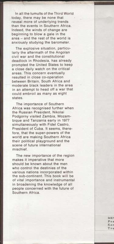 The Tangled Web: Leadership and Change in Souther Africa - Van Rensburg, A. P. J.