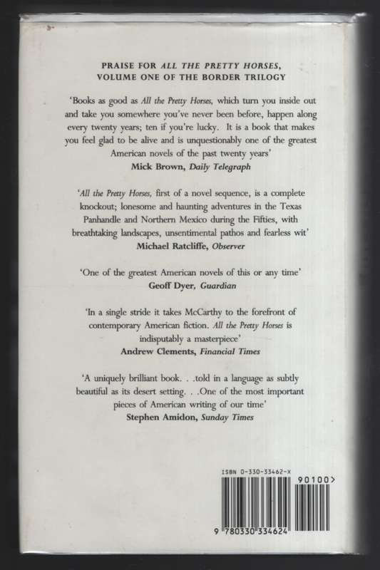 The Crossing. Volume 2 of the Border Trilogy - Cormac McCarthy