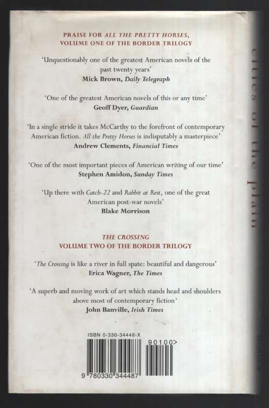 Cities of the Plain. Volume 3 of the Border trilogy - Cormac McCarthy