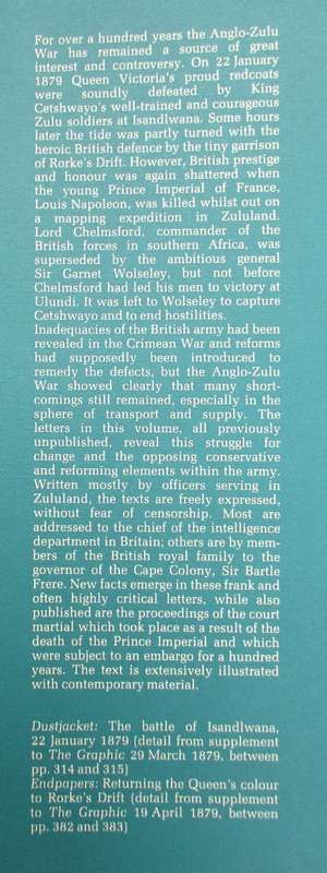 Zululand at War, 1879. The Conduct of the Anglo-Zulu War. Brenthurst - Clarke, Sonia