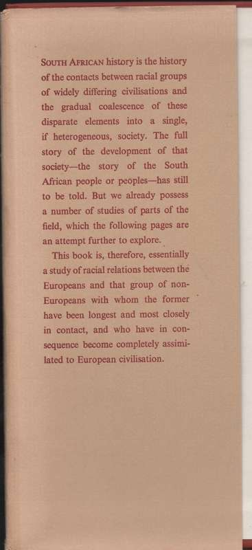 The Cape Coloured People, 1652-1937 - Marais, J. S.
