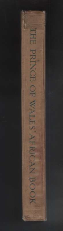 PRINCE OF WALES AFRICAN BOOK - ANON