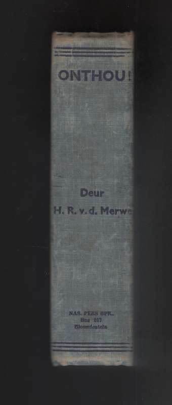 Onthou! In die Skadu van die Galg - Rabie - van der Merwe, Henri