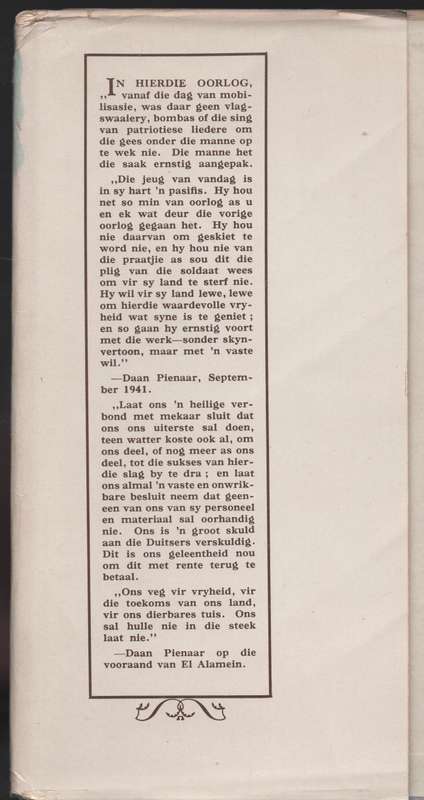 Pienaar van Alamein: Die Lewensgeskiedenis van 'n Groot Suid-Afrikaa - Pollock, A. M.