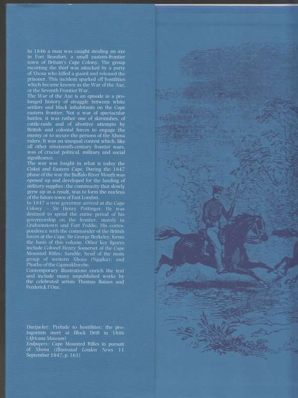 The War of the Axe 1847. Correspondence between the governor of the  - Le Cordeur, Basil; Saunders,
