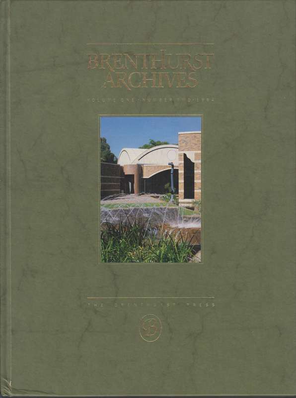 Brenthurst Archives. Footnotes to History from The Brenthurst Librar - Kemp, Cynthia (ed)