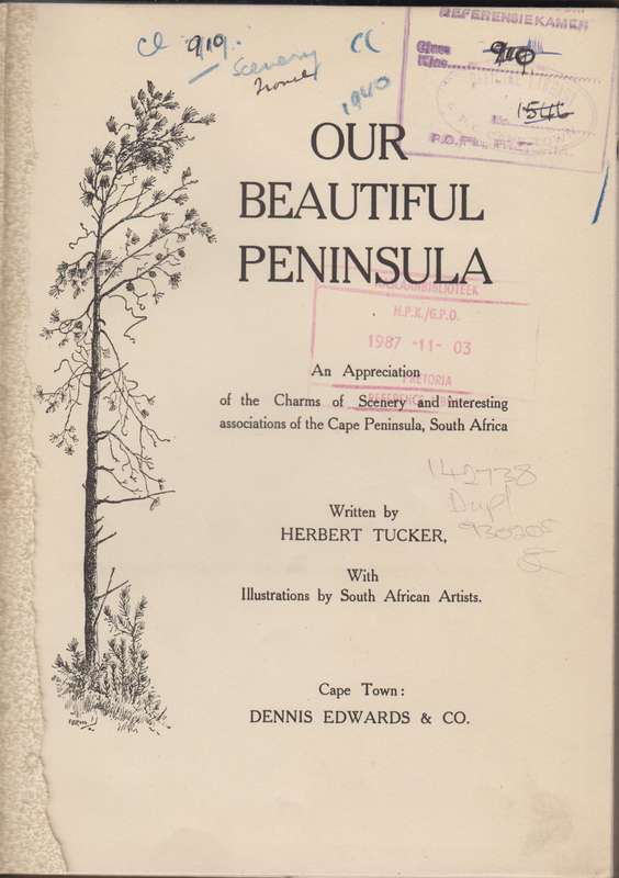 Our Beautiful Peninsula: An Appreciation of the Charms of Scenery an - Tucker, Herbert