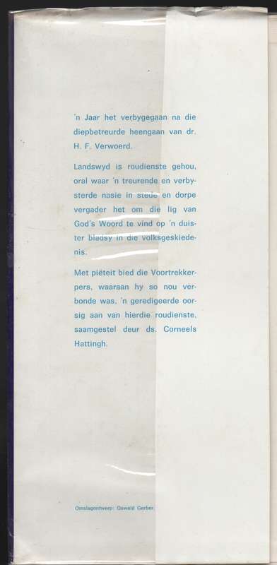 Hy was Groot en Gelief: Roudienspreke by die Afsterwe van Dr. H. F.  - Hattingh, C.