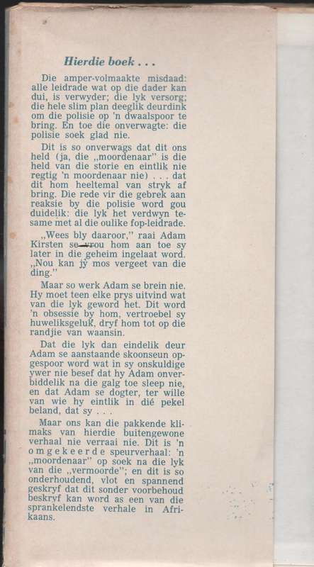 Deur Persone Onbekend - Pretorius, Rein