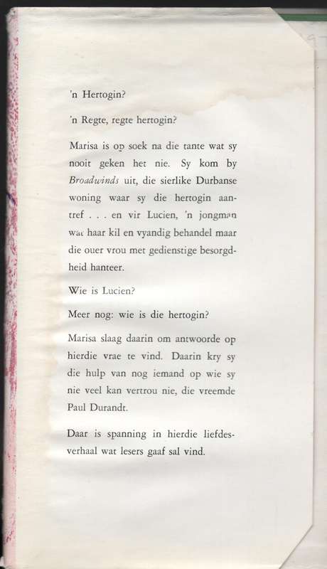 Eksellensie, die Hertogin! - Ras, Mientjie