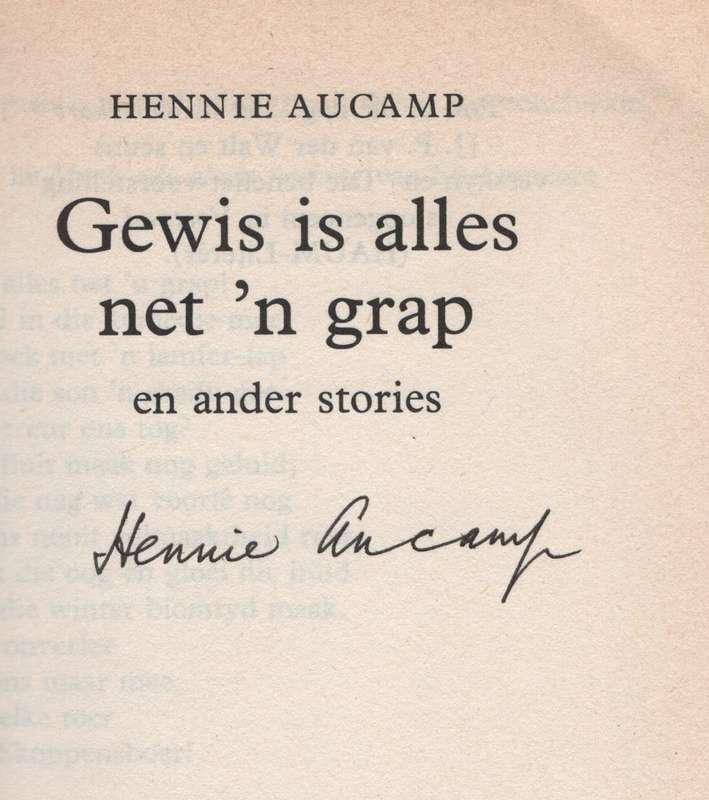 Gewis is Alles Net 'n Grap - Aucamp, Hennie