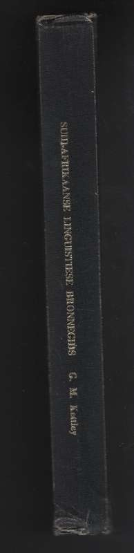 Suid-Afrikaanse Linguistiese Bronnegids - Kettley, G. M.