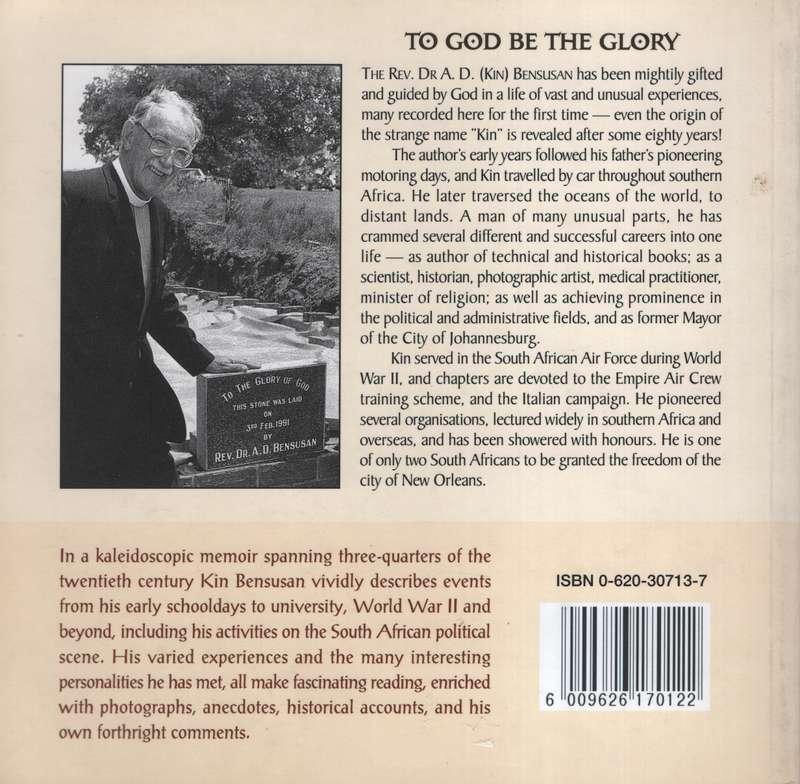 To God be the Glory - Bensusan, A. D.
