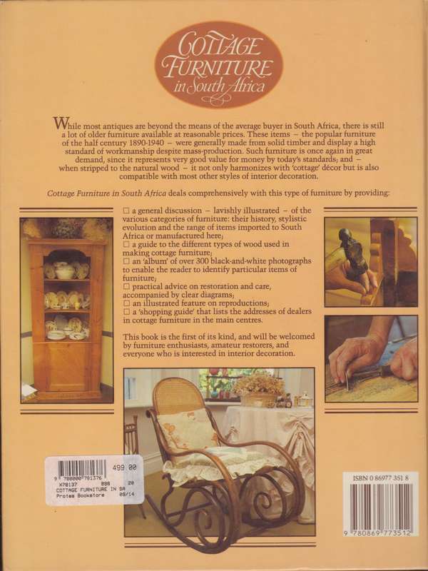 Cottage Furniture in South Africa - Kench, John; Mothes, Ralph