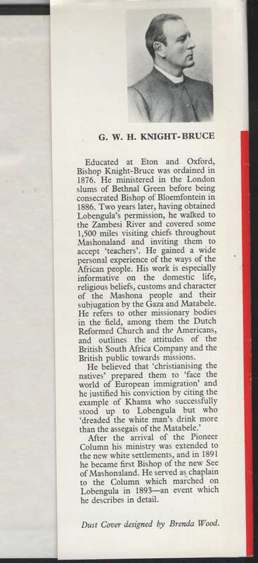 Memories of Mashonaland - Knight-Bruce, G. W. H.