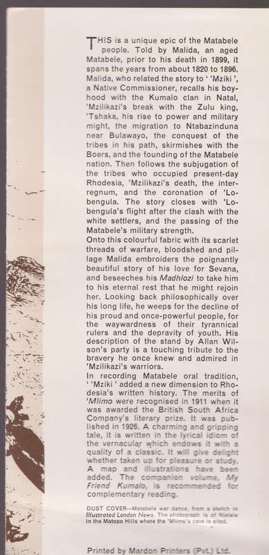 Mlimo: The Rise and Fall of the Matabele - Mziki