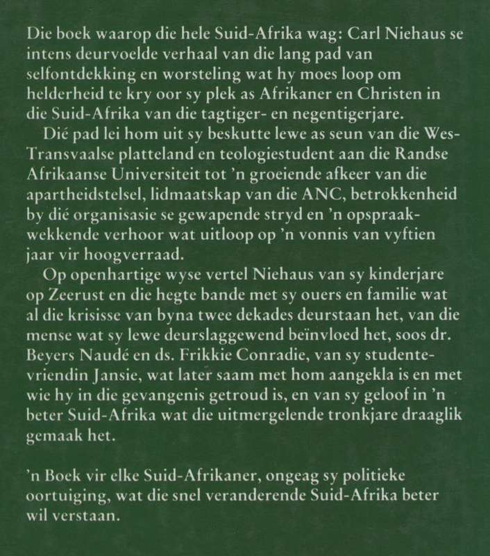 Om Te Veg vir Hoop - Niehaus, Carl