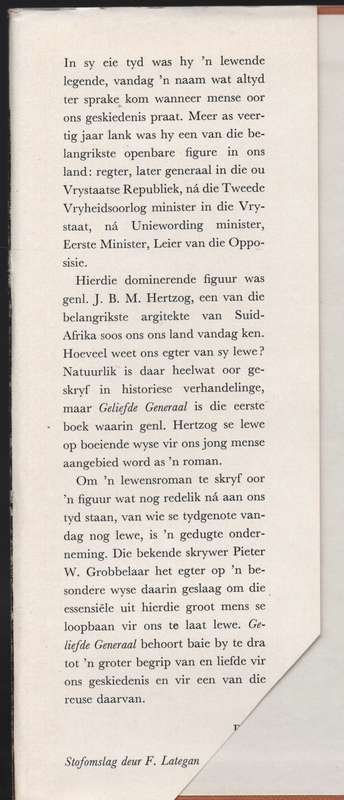 Geliefde Generaal - Grobbelaar, Pieter W.
