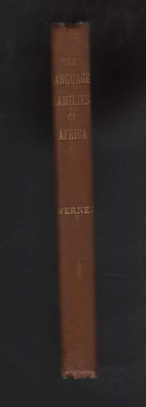 The Language-Families of Africa - Werner, A.