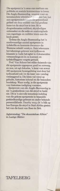 Spotprente van die Anglo-Boereoorlog - Van Schoor, M. C. E.