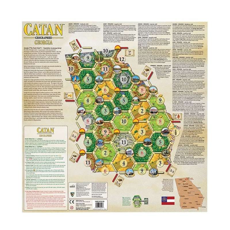 Catan Geographies: Georgia - DesignerRon Magin, Klaus Teu