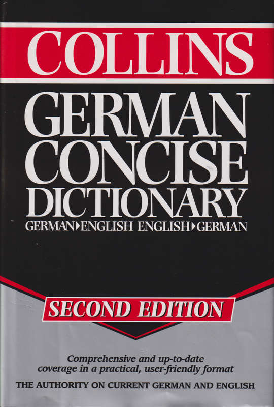Collins German Concise Dictionary 2nd Edition 2nd Hand SECONDHAND - GERMAN