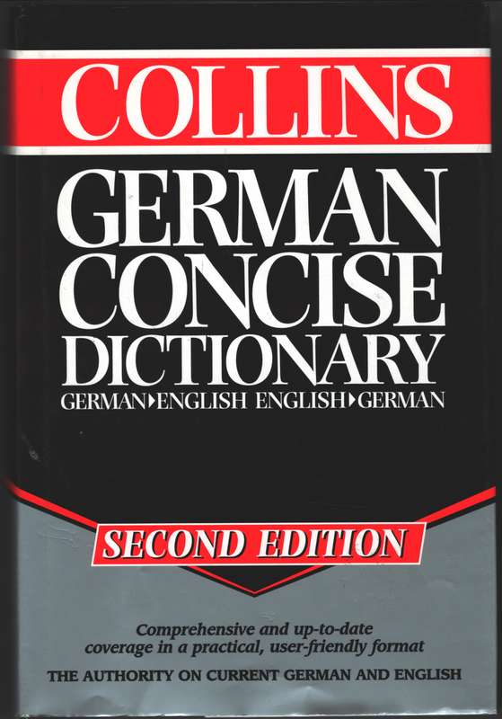Collins German Concise Dictionary 2nd Edition 2nd Hand SECONDHAND - GERMAN