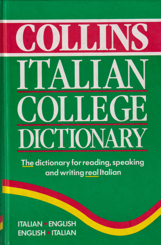 COLLINS ITALIAN COLLEGE DICT 2HND SECONDHAND - ITALIAN-ENG
