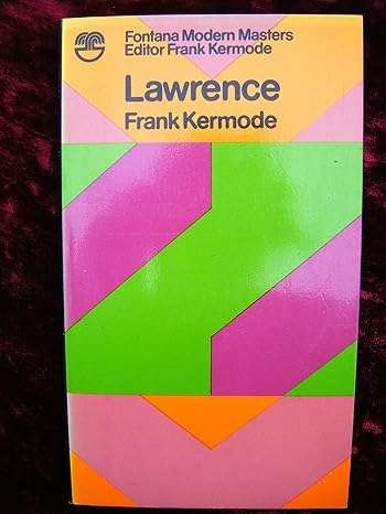 LAWRENCE SECONDHAND - KERMODE,F