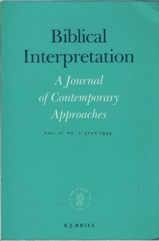 BIBLICAL INTERPRETATION - BRILL