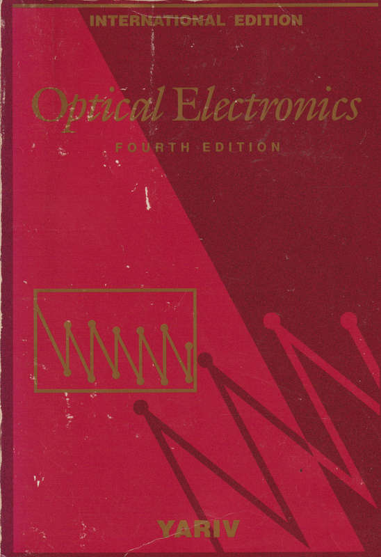 OPTICAL ELECTONICS 4ED 2H SECONDHAND - YARIN,A