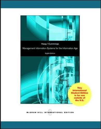 Management Information Systems for the Information Age - Stephen Haag