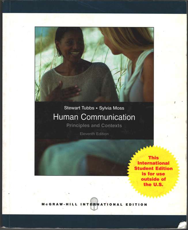HUMAN COMMUNICATION 11ED 2H SECONDHAND - TUBBS