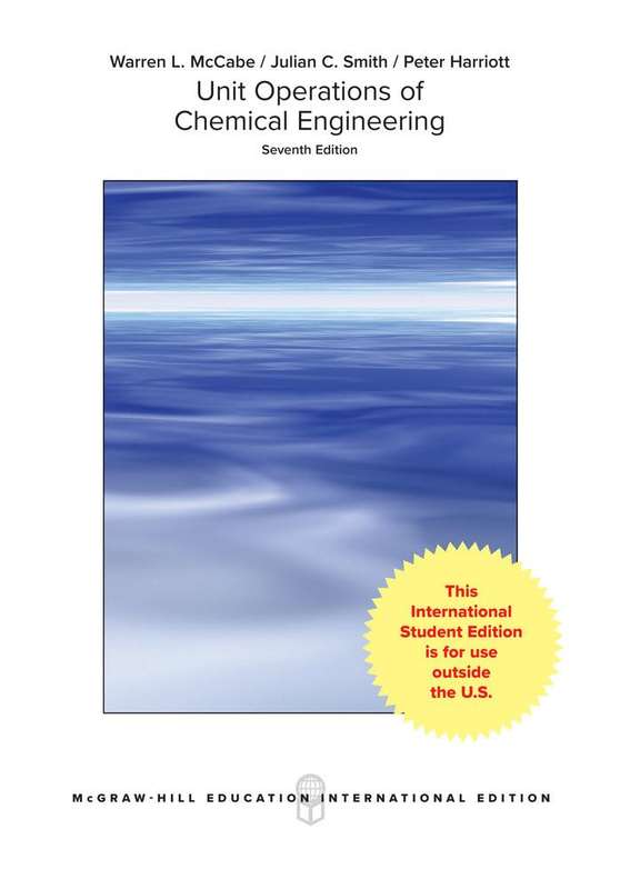 Unit Operations of Chemical Engineering (Int'l Ed) - Warren L. McCabe
