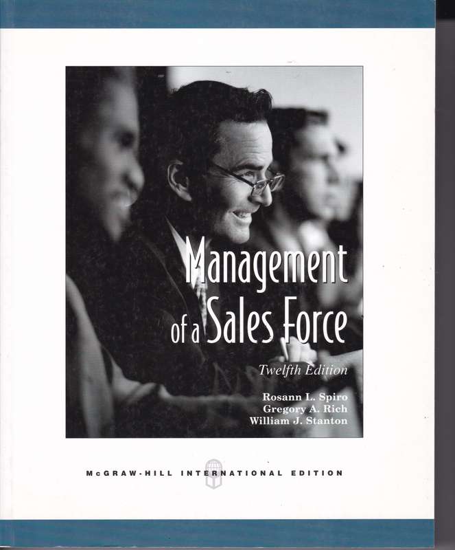 MANAGEMENT OF A SALES FORCE SECONDHAND - SPIRO,R