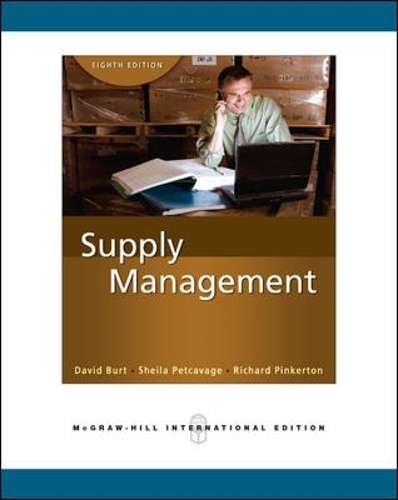 Supply Management (Int'l Ed) - David N. Burt