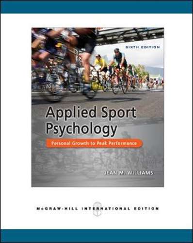 Applied Sport Psychology - Jean M. Williams