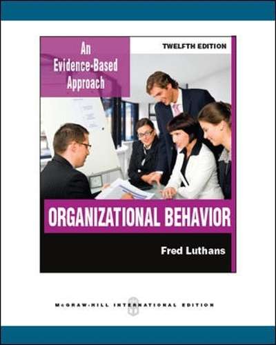 Organizational Behavior (Int'l Ed) - Fred Luthans